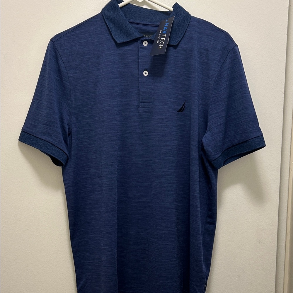 Nautica Men's Deep Blue Polo Shirt